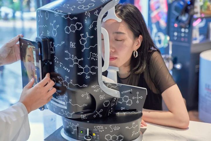 キールズ、ダーマリーダープロ、肌診断、肌測定 2