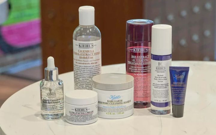 キールズ、肌診断、DS クリアリー ブライト エッセンス、クリーム UFC、ハーバル トナー CL アルコールフリー、レアアース マスク、IRS エッセンス ローション、DS RTN リニューイング セラム、ミッドナイトボタニカル アイ