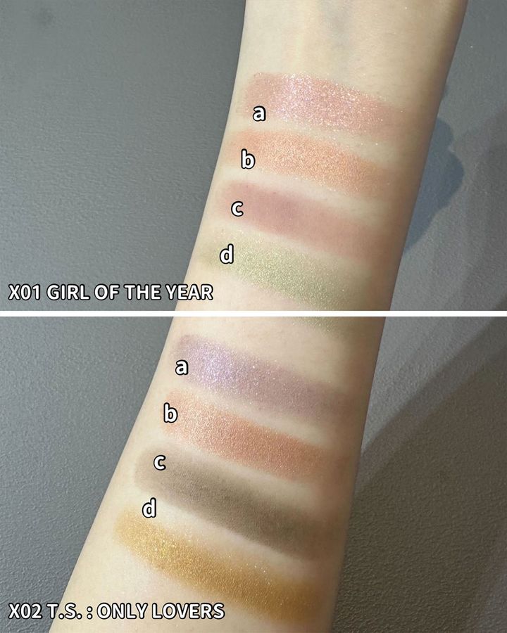 THREE スターゲージング アイシャドウクアッド スウォッチ