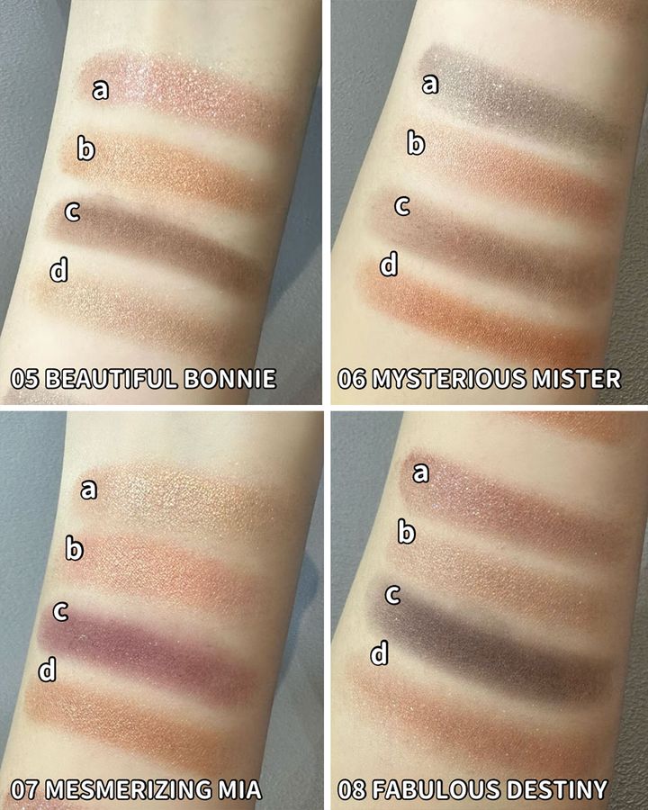 THREE スターゲージング アイシャドウクアッド スウォッチ