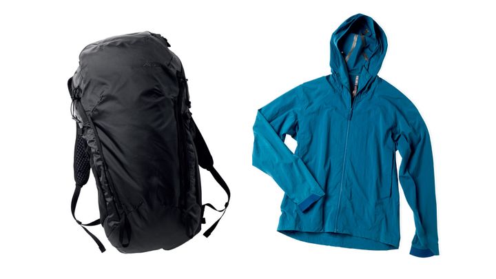 左から〈Matador〉のビースト28、〈ARC'TERYX〉のヴェイランスシリーズ