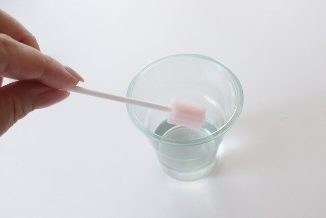 ダイソー お口すっきりスポンジ 使用例