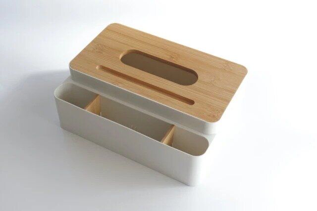 ダイソー バンブーマルチティッシュボックス