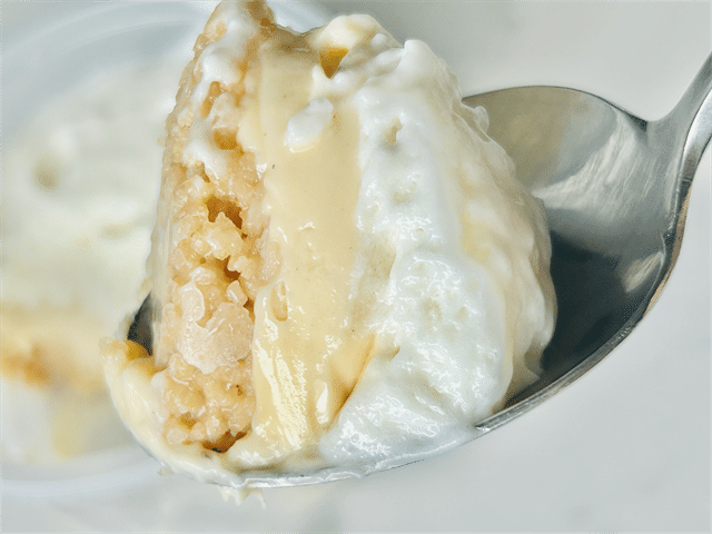 「ふわ濃チーズケーキ」スプーンアップ