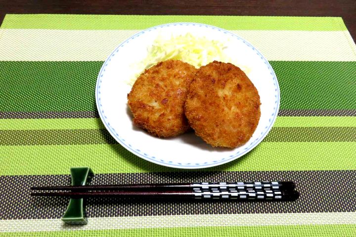 コロッケで白米、食べられますか？