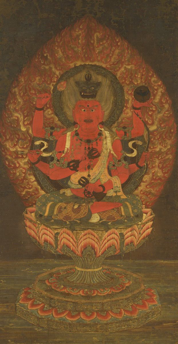 重要文化財 愛染明王像 日本・鎌倉時代 13世紀 根津美術館蔵