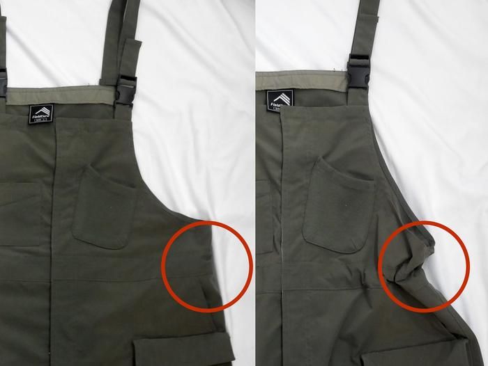 ワークマンのサロペット