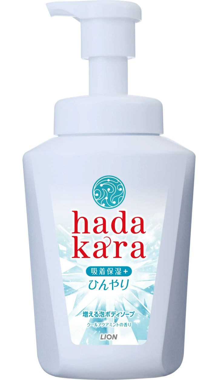 hadakaraボディソープ 泡で出てくるひんやりタイプ クールアクアミントの香り