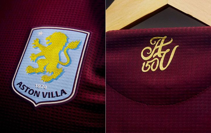 新プライヤーはadidas！アストン・ヴィラ、「クラブ創設150周年」の新ユニフォーム発表 エンブレムもチェンジ