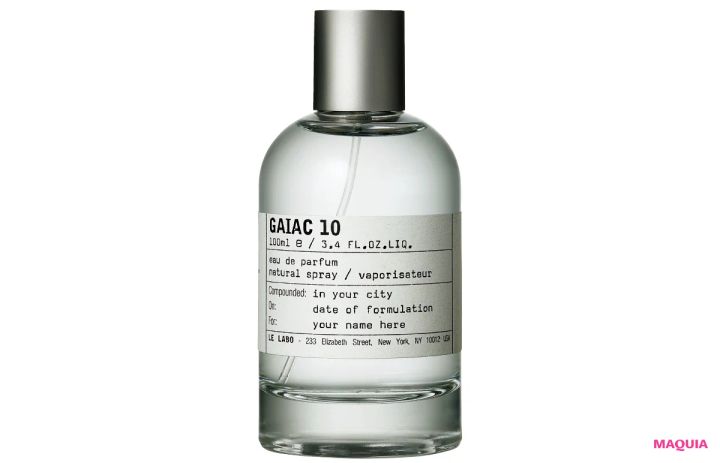 亀梨和也 ガイアック 10 オード パルファム 100ml ¥69850／LE LABO（東京限定）