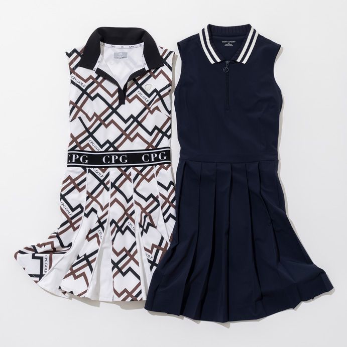 40代ゴルファー必見！ 美人シルエットの上品ポロワンピース