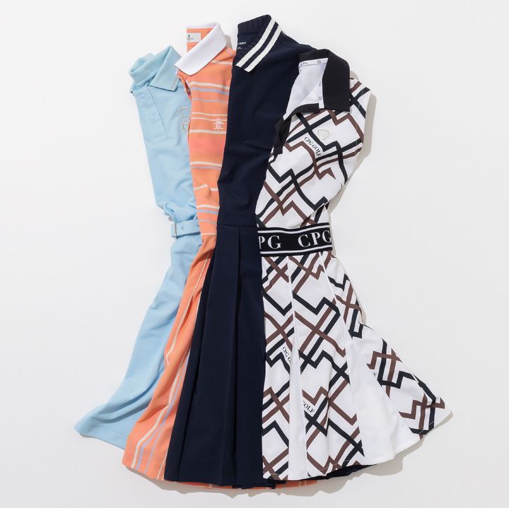 40代ゴルファー必見！ 美人シルエットの上品ポロワンピース