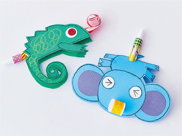 夏祭りごっこを楽しもう！ ピューッと伸びる「吹きもどし」の作り方の画像1