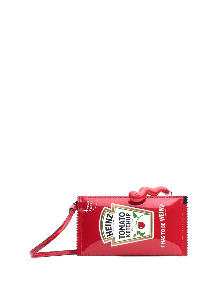 画像: 【HEINZ × kate spade new york】「パテント コイン カード ケース リストレット」￥24,200（税込）