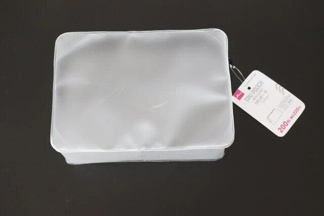 ダイソー 無印良品 そっくり マチ付TPUポーチ パッケージ