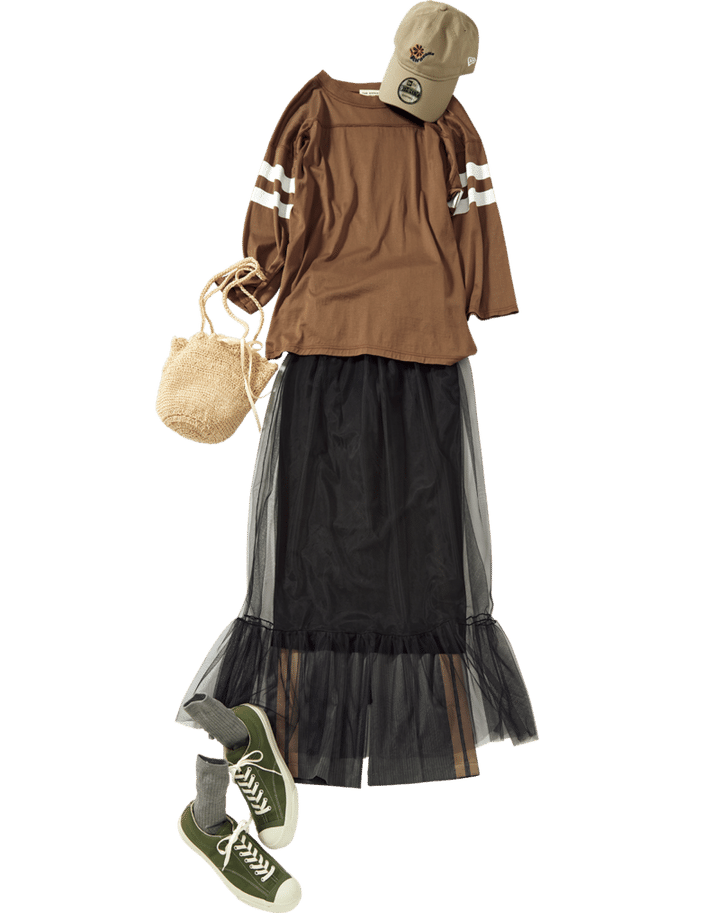 【夏コーデマンネリ解消】1つあると便利なチュールボトム！簡単おしゃれコーデ5選