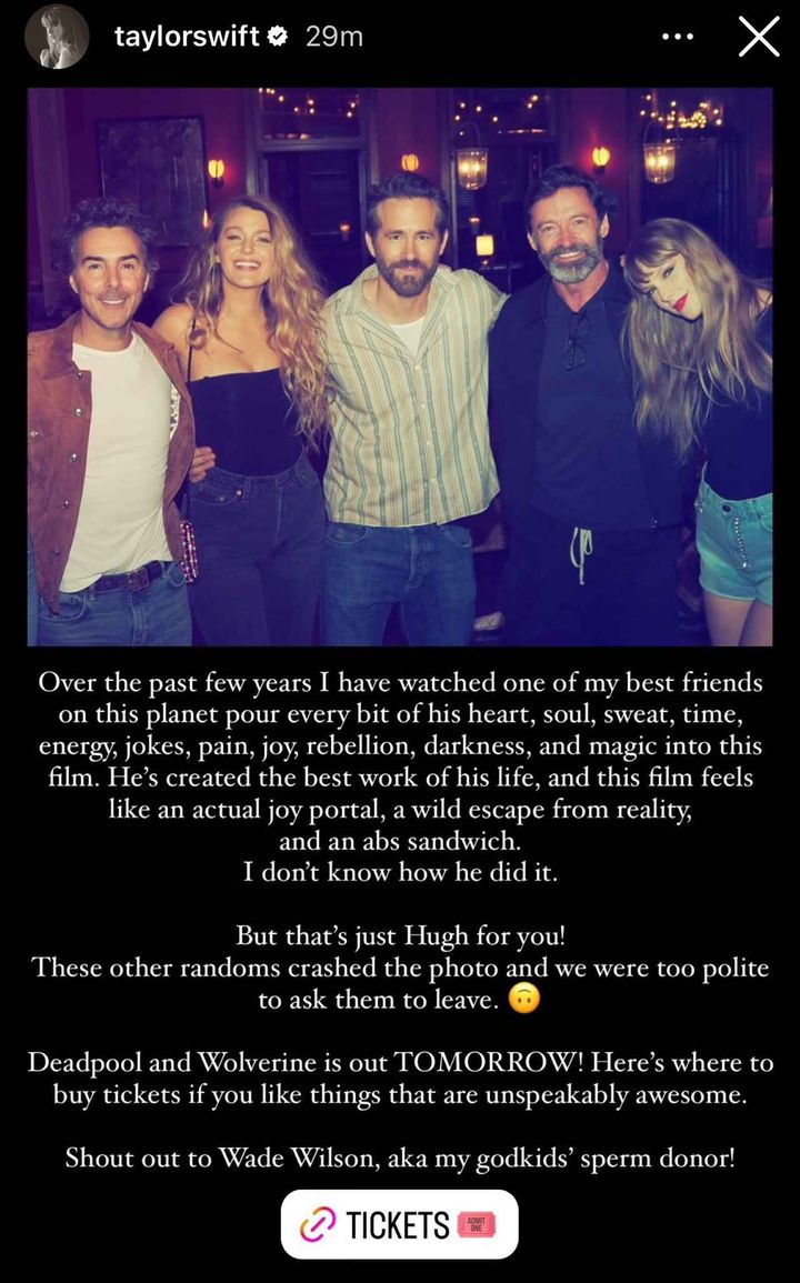 画像3: テイラー・スウィフトが『デッドプール＆ウルヴァリン』を宣伝