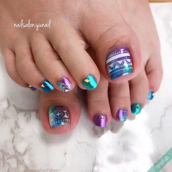 YUNAILが投稿したネイルデザイン [photoid:I0086693] via Itnail Design (737607)