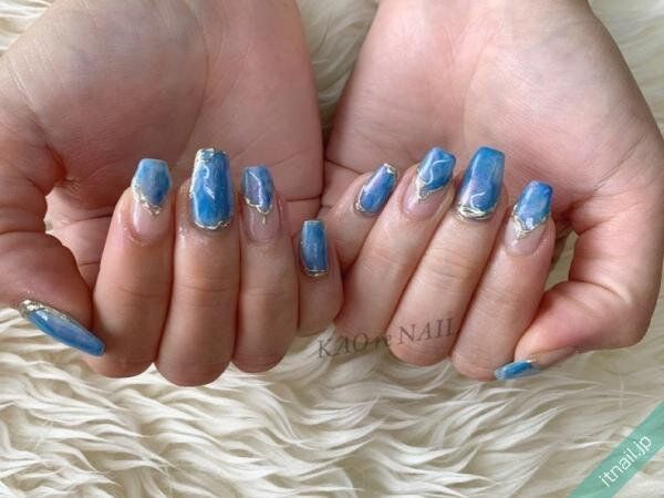 カオリネイルが投稿したネイルデザイン [photoid:I0101285] via Itnail Design (737606)