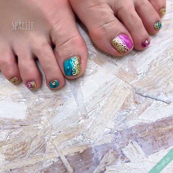 Spartirが投稿したネイルデザイン [photoid:I0082894] via Itnail Design (737610)