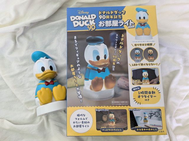 Disney ドナルドダック90周年記念 お部屋ライトBOOK