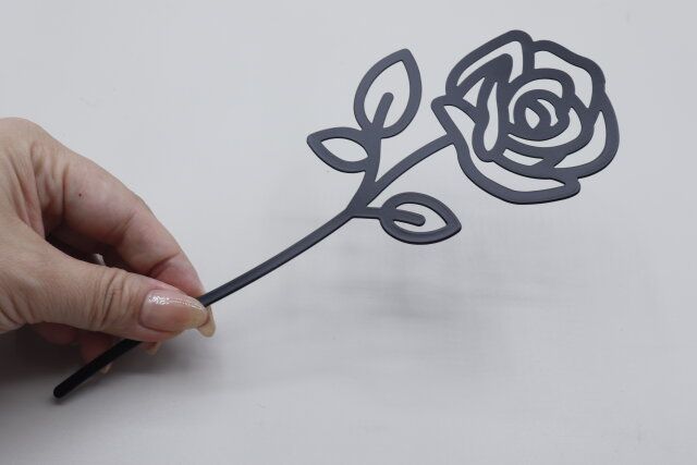 ダイソーのワイヤーフラワー