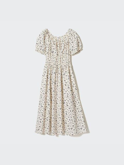 ユニクロのボリュームスリーブワンピース