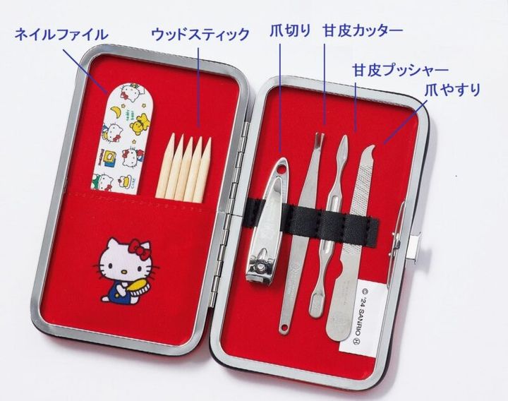 GLOW9月号の付録 爪のお手入れ6点