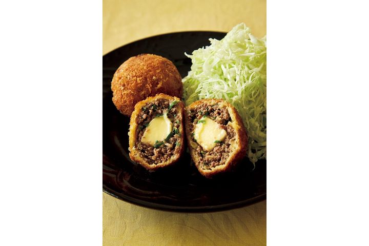 チーズがとろける！“味噌メンチチーズカツ”