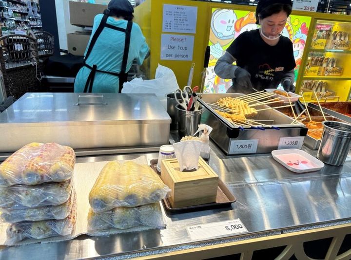 韓国グルメ とうもろこし