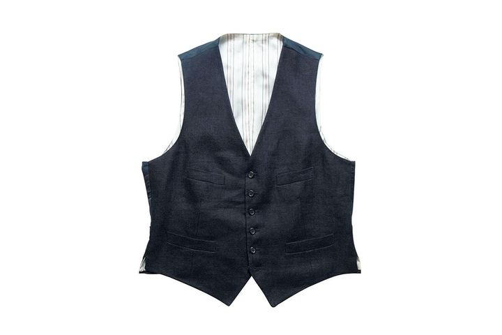 ポロのリネンベスト