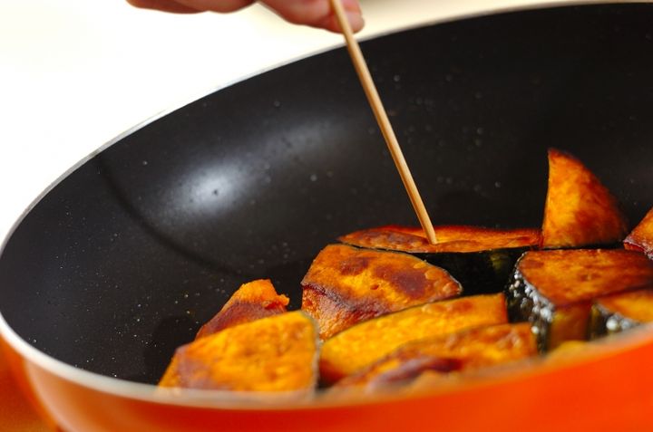 焼きカボチャのサラダの作り方1