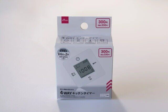 ダイソー IKEA風 キッチンタイマー 4WAy