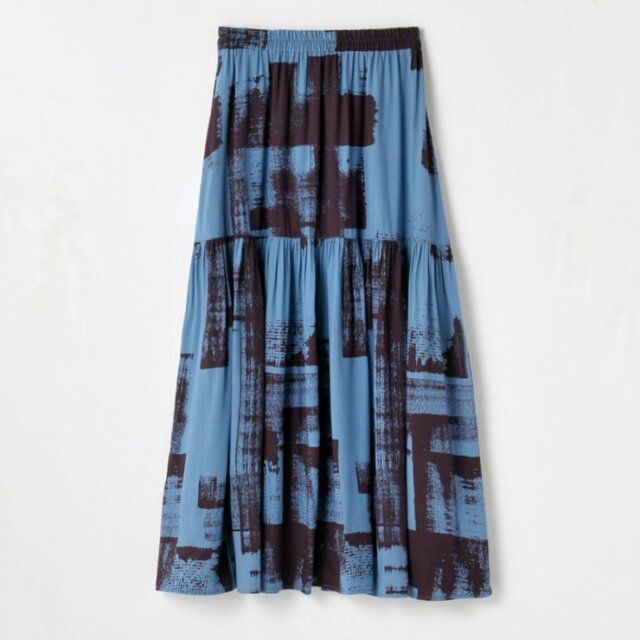 2024夏しまむらペイント柄スカート
