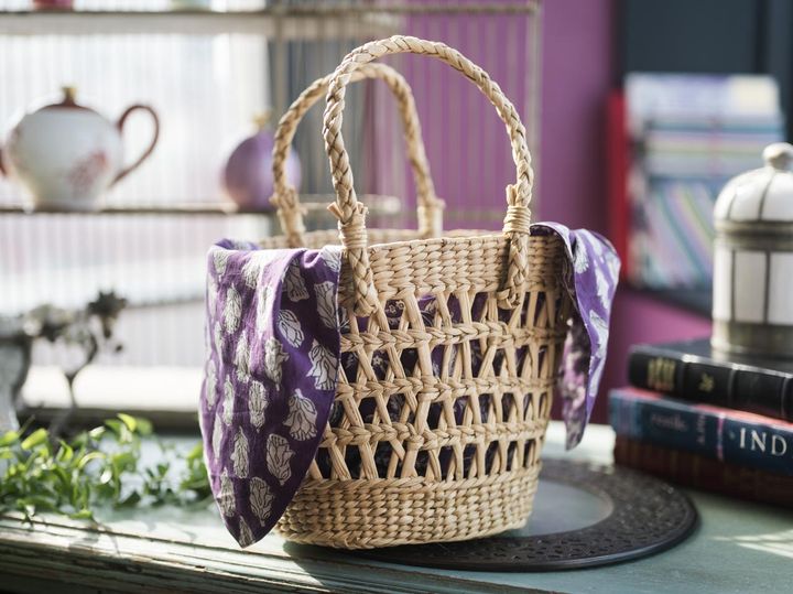 画像: 【ヴェルニカ】のかごバッグ／本人私物 出典：ftn