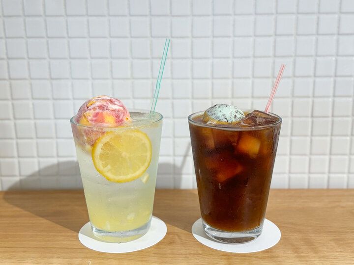 小鳥の器がキュート♪花束のように彩るアイスクリームと器に囲まれて。松陰神社前「POTPURRI」