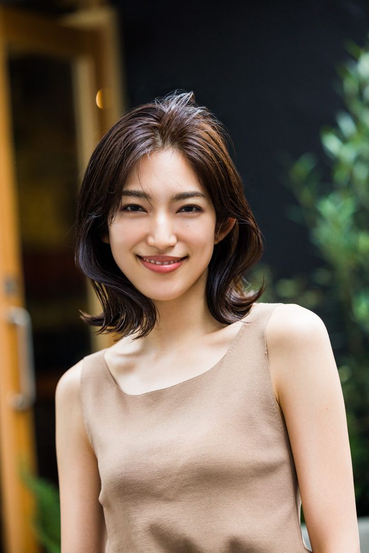 黄金バランスのひし形ボブ