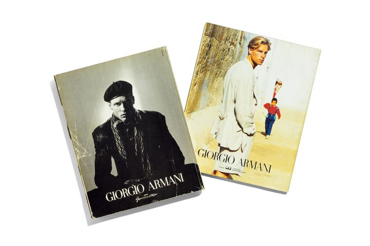 雑誌『GQ』1990年1月号のファッションーページ