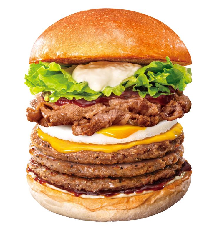 キングサイズの「ロコモコ絶品チーズバーガー」