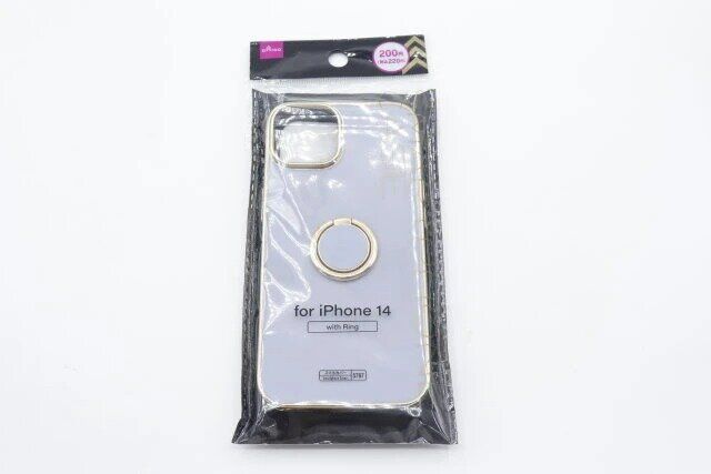 ダイソー メタリックスマホケース（リング付、14） パッケージ
