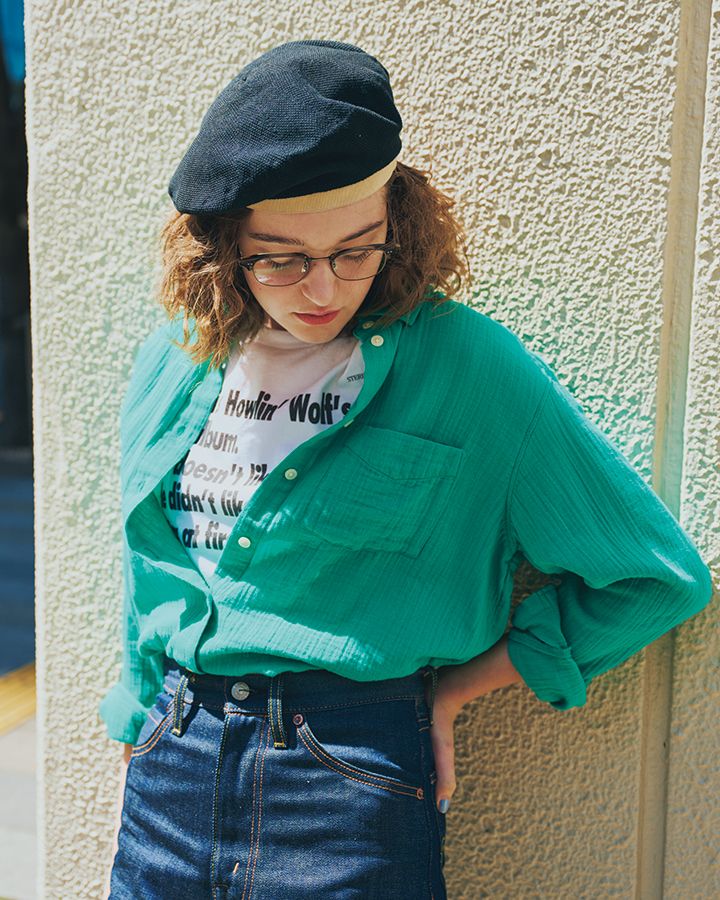 シャツを合わせるだけで、一気に垢ぬける！旬のシャツ×Tシャツコーデ7選