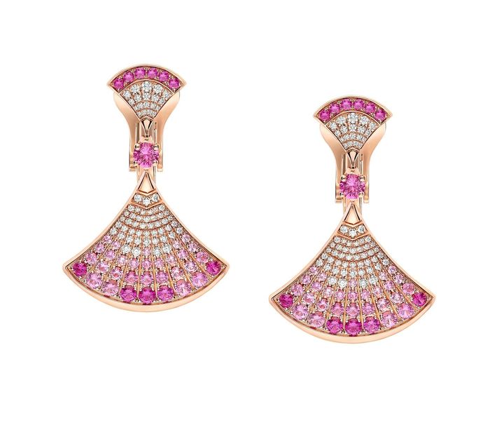 「ディーヴァ ドリーム」イヤリング（PG×ピンクサファイア×ダイヤモンド）￥3,135,000
