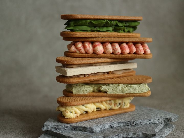 アイスバターサンドクッキー5本入りの商品写真