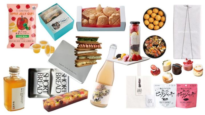 センスのある手土産トップ画像（紹介している商品のうち12商品が並んでいる）