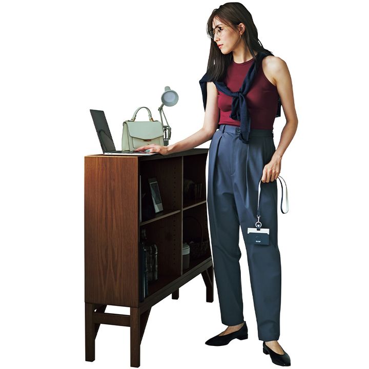 アメスリとグレースラックスを合わせたお仕事コーデ