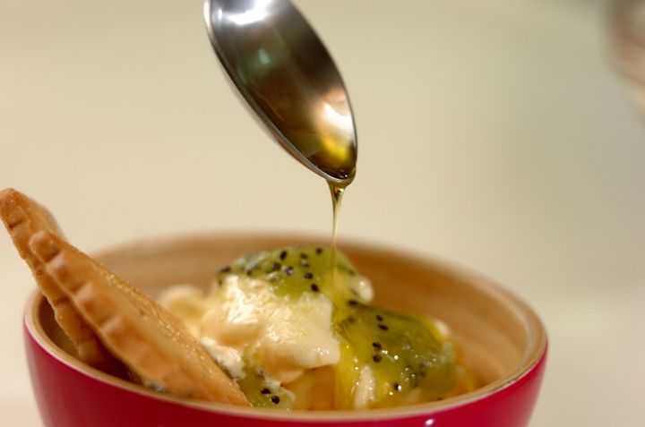 キウイオリーブアイスの作り方1