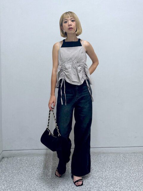 変形ビスチェ コーディネート 夏