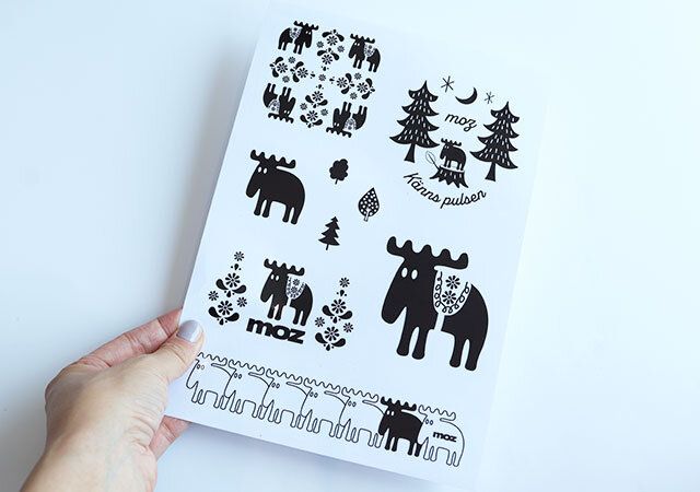 moz3WAY黒エコトートバッグ付録レビューウォールステッカー