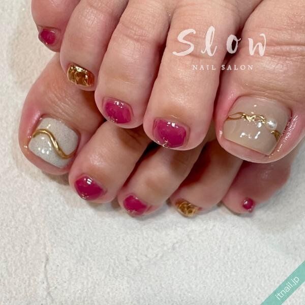 Slowが投稿したネイルデザイン [photoid:I0113762] via Itnail Design (737804)