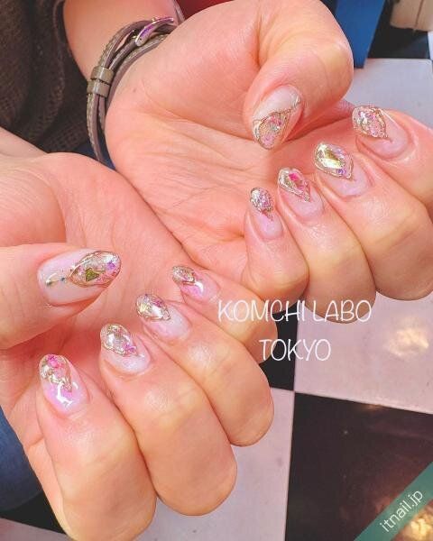 小町ビューティーラボが投稿したネイルデザイン [photoid:I0128550] via Itnail Design (737829)